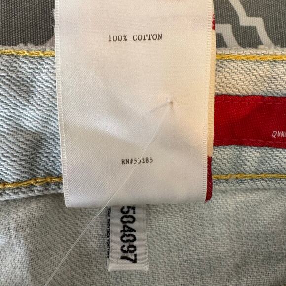 NWT Express Jeans Flare Leg Women’s Sz 8 Vintage Bleach Wash Cotton Western Boho - Picture 12 of 15